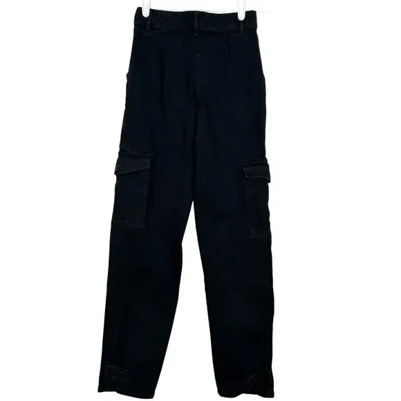 Aritzia Wilfred Free Modern Cargo Pant Black 00 - Picture 3 of 15